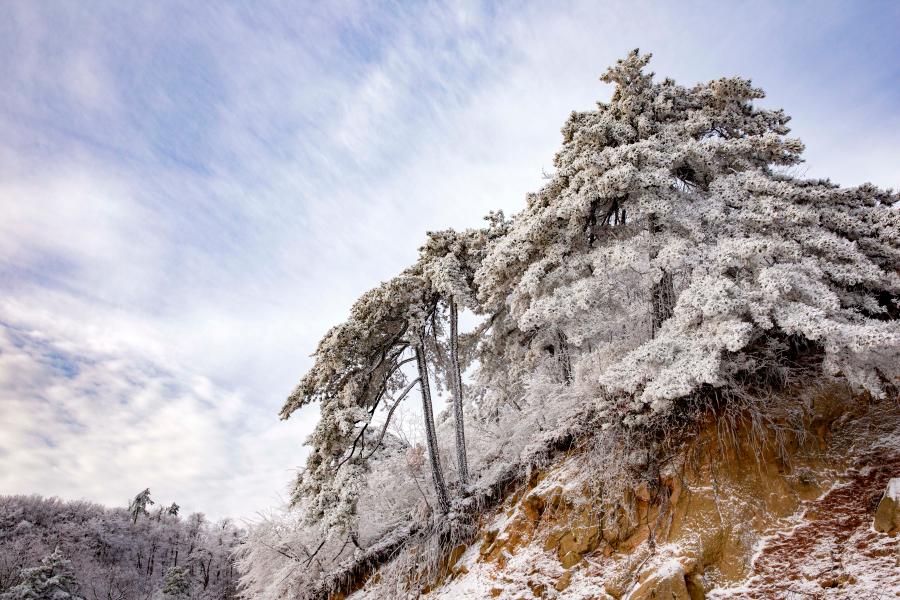 安徽霍山雪景如画